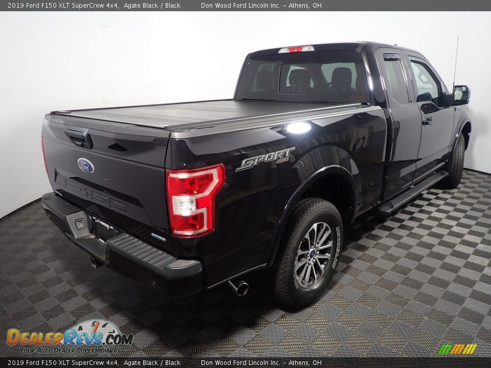 2019 Ford F150 XLT SuperCrew 4x4 Agate Black / Black Photo #17