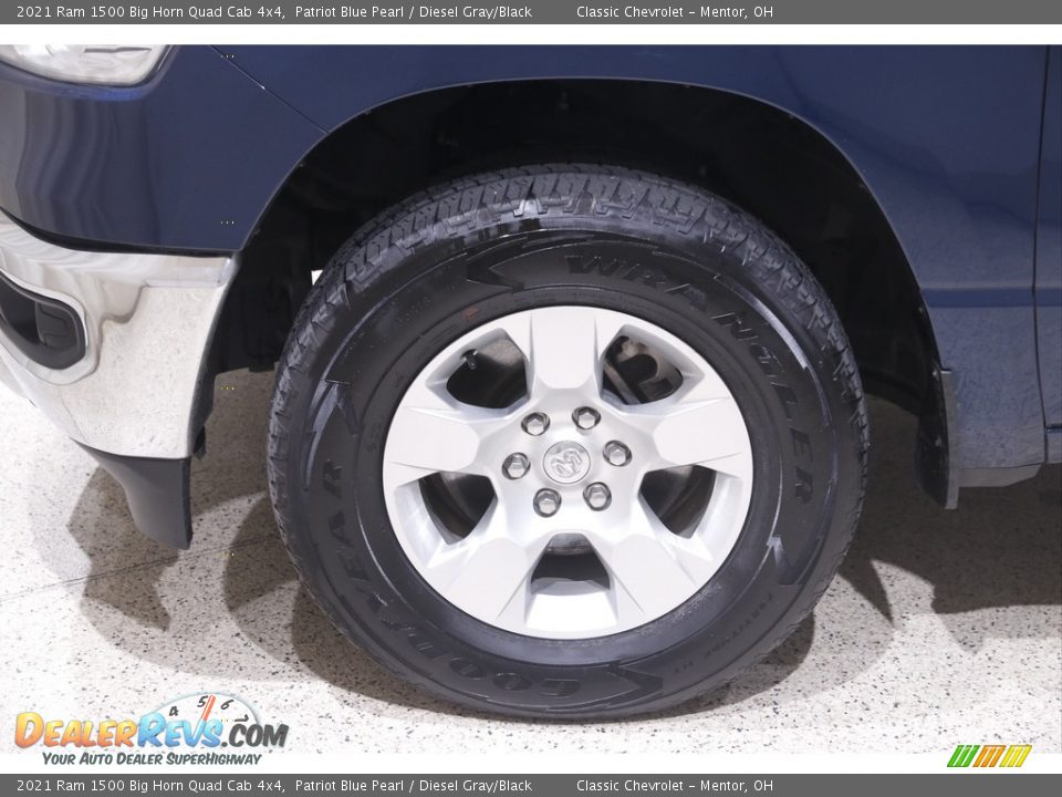 2021 Ram 1500 Big Horn Quad Cab 4x4 Patriot Blue Pearl / Diesel Gray/Black Photo #20