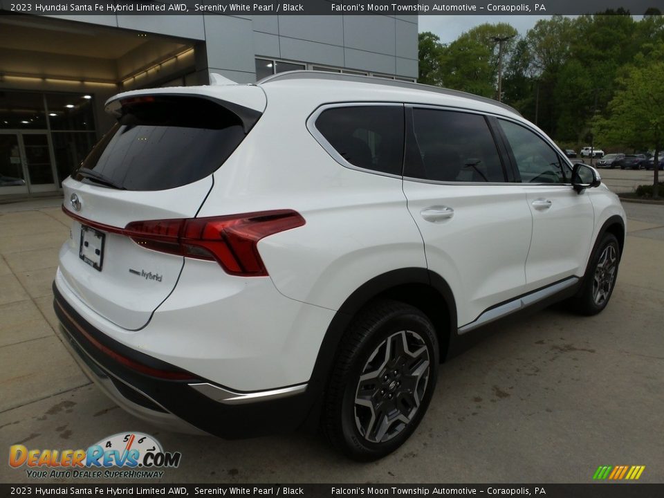 2023 Hyundai Santa Fe Hybrid Limited AWD Serenity White Pearl / Black Photo #2