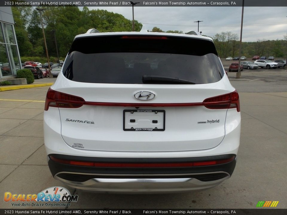 2023 Hyundai Santa Fe Hybrid Limited AWD Serenity White Pearl / Black Photo #3