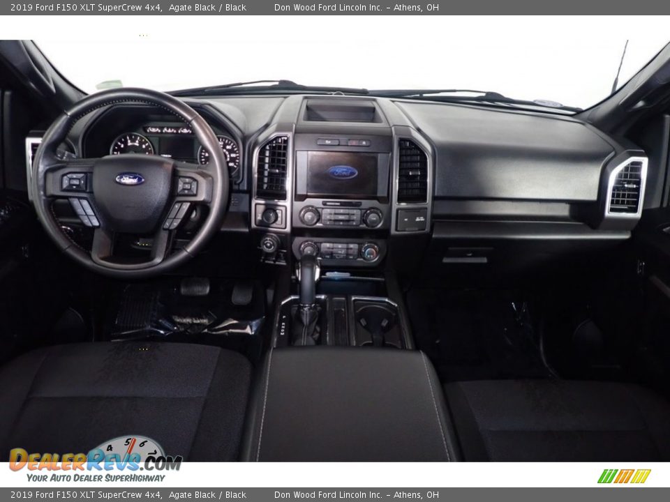 2019 Ford F150 XLT SuperCrew 4x4 Agate Black / Black Photo #22