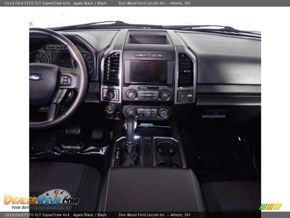 2019 Ford F150 XLT SuperCrew 4x4 Agate Black / Black Photo #23