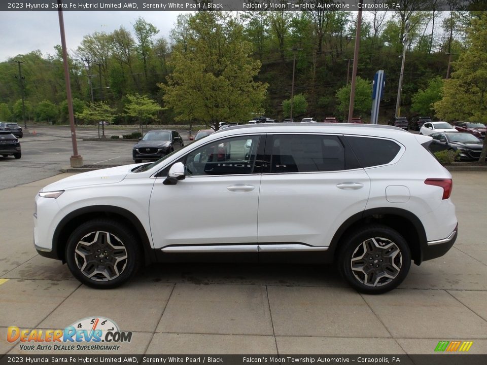 2023 Hyundai Santa Fe Hybrid Limited AWD Serenity White Pearl / Black Photo #6