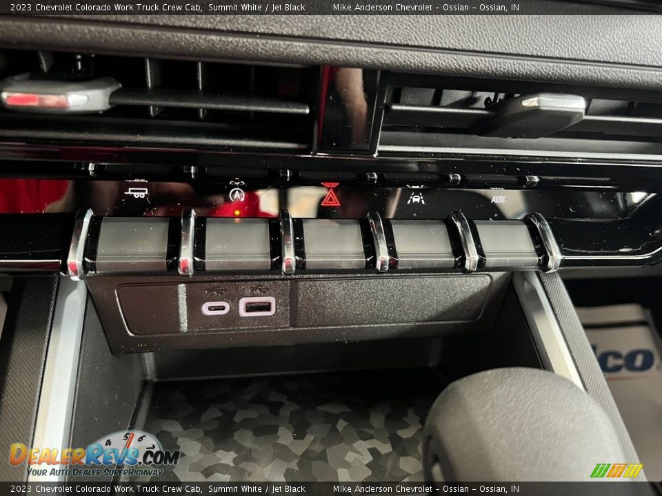 Controls of 2023 Chevrolet Colorado Work Truck Crew Cab Photo #23