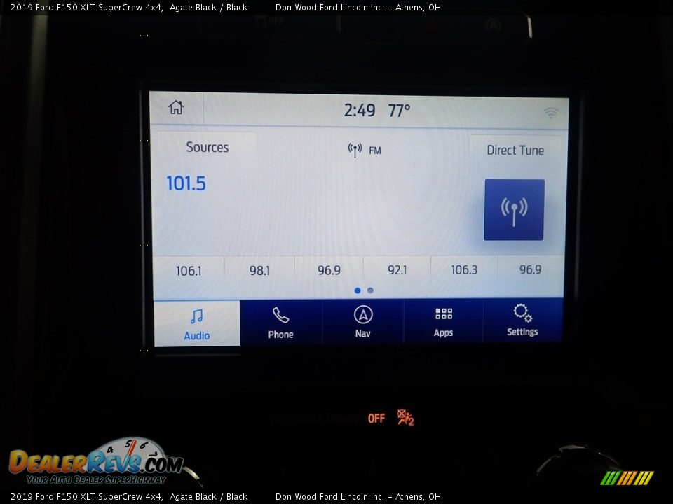 2019 Ford F150 XLT SuperCrew 4x4 Agate Black / Black Photo #24