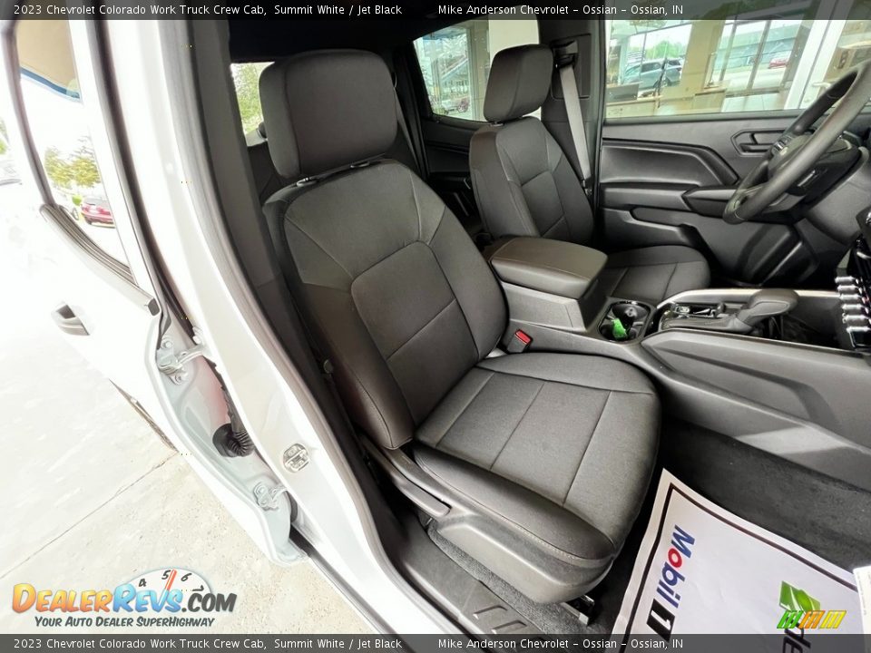 Front Seat of 2023 Chevrolet Colorado Work Truck Crew Cab Photo #24