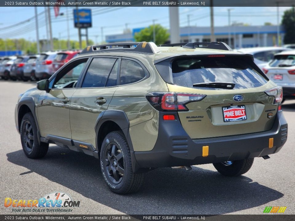 2023 Subaru Outback Wilderness Autumn Green Metallic / Slate Black Photo #4