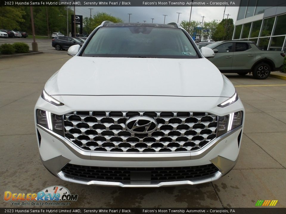 2023 Hyundai Santa Fe Hybrid Limited AWD Serenity White Pearl / Black Photo #8