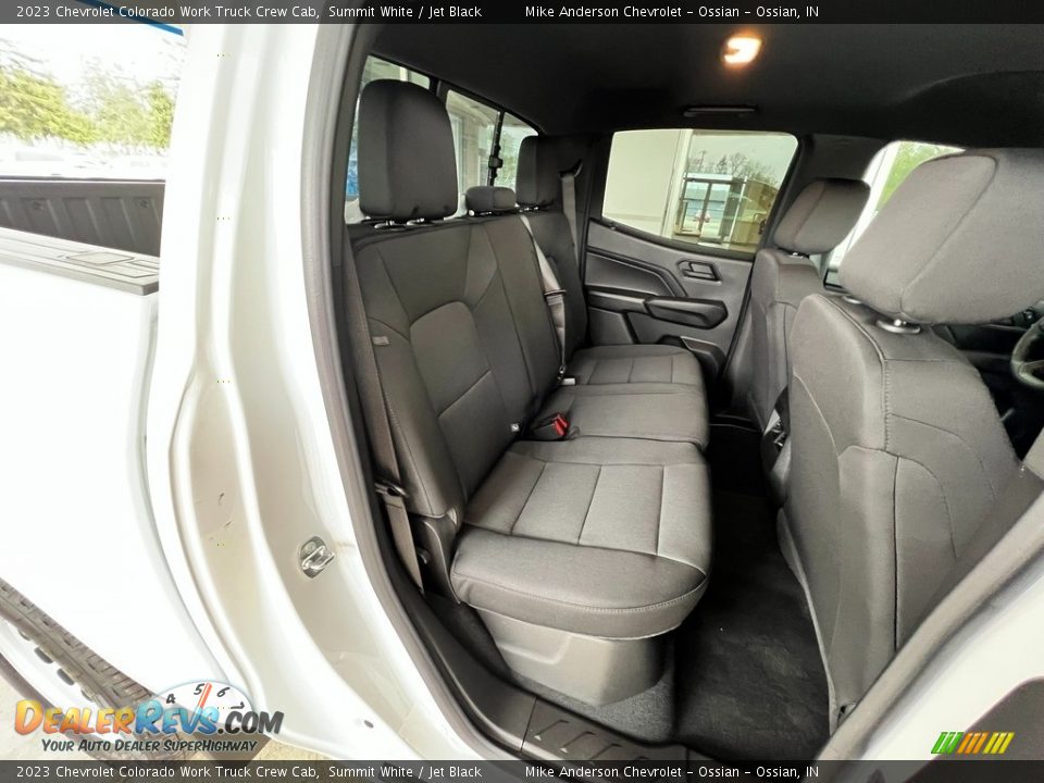 Rear Seat of 2023 Chevrolet Colorado Work Truck Crew Cab Photo #25