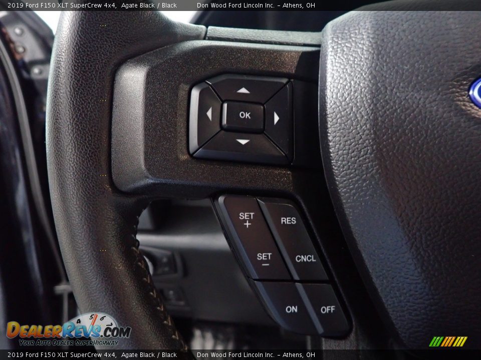 2019 Ford F150 XLT SuperCrew 4x4 Agate Black / Black Photo #27