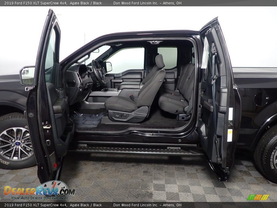 2019 Ford F150 XLT SuperCrew 4x4 Agate Black / Black Photo #33