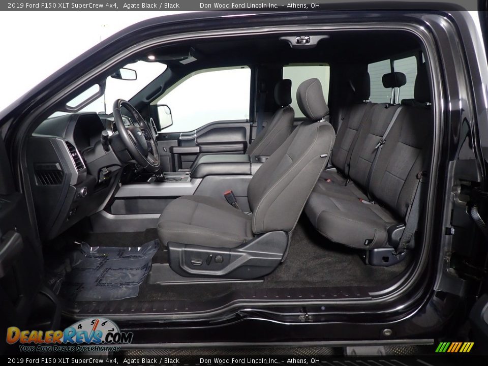 2019 Ford F150 XLT SuperCrew 4x4 Agate Black / Black Photo #34