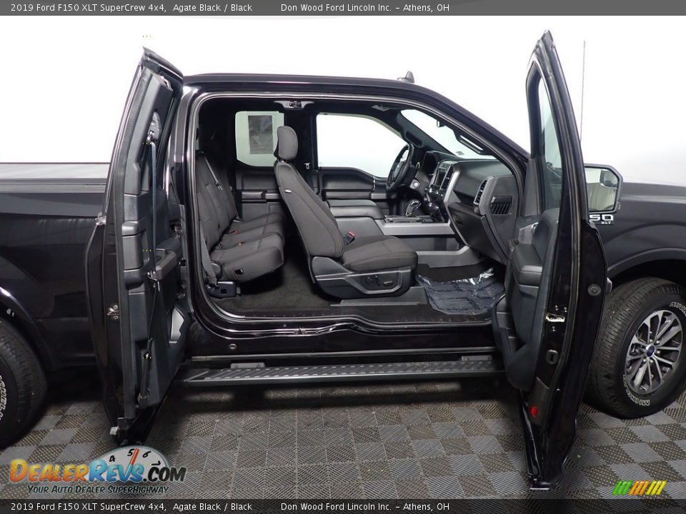 2019 Ford F150 XLT SuperCrew 4x4 Agate Black / Black Photo #35