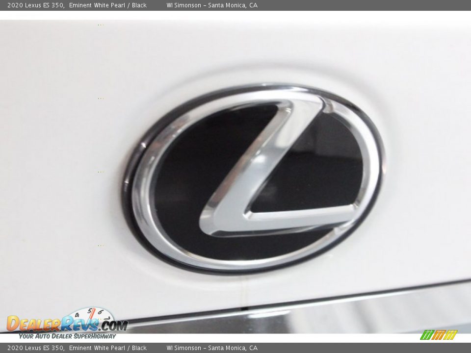 2020 Lexus ES 350 Eminent White Pearl / Black Photo #34