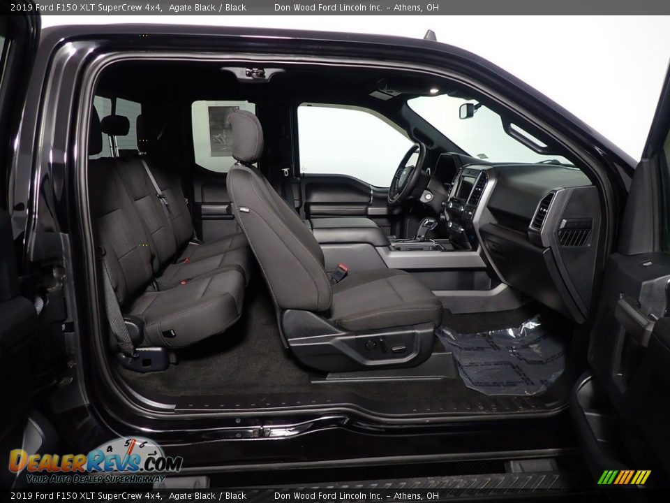 2019 Ford F150 XLT SuperCrew 4x4 Agate Black / Black Photo #36