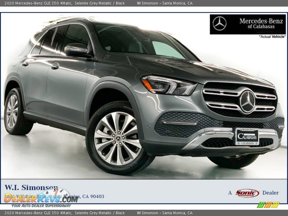 2020 Mercedes-Benz GLE 350 4Matic Selenite Grey Metallic / Black Photo #1