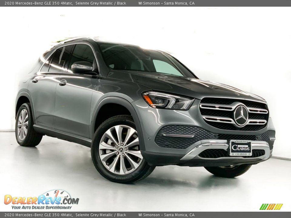 2020 Mercedes-Benz GLE 350 4Matic Selenite Grey Metallic / Black Photo #2