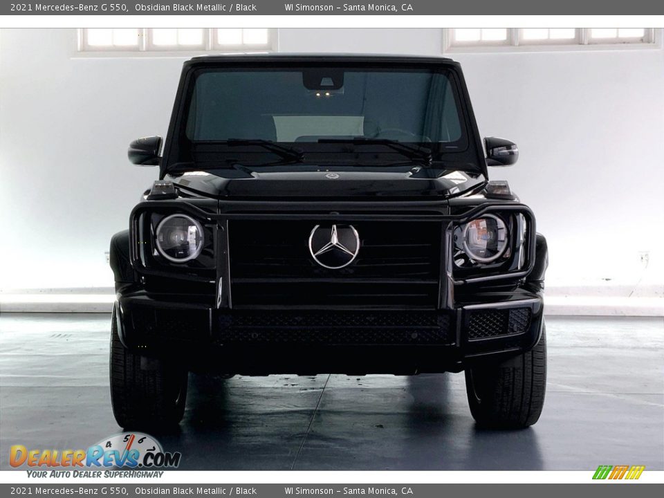 2021 Mercedes-Benz G 550 Obsidian Black Metallic / Black Photo #2