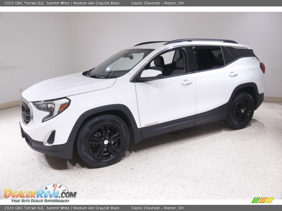 2020 GMC Terrain SLE Summit White / Medium Ash Gray/Jet Black Photo #3