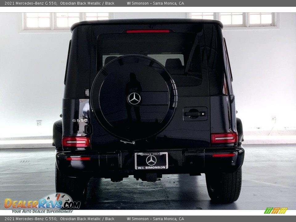 2021 Mercedes-Benz G 550 Obsidian Black Metallic / Black Photo #3