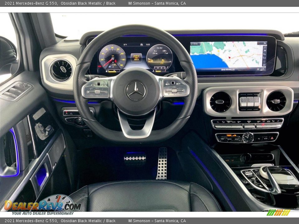 2021 Mercedes-Benz G 550 Obsidian Black Metallic / Black Photo #4