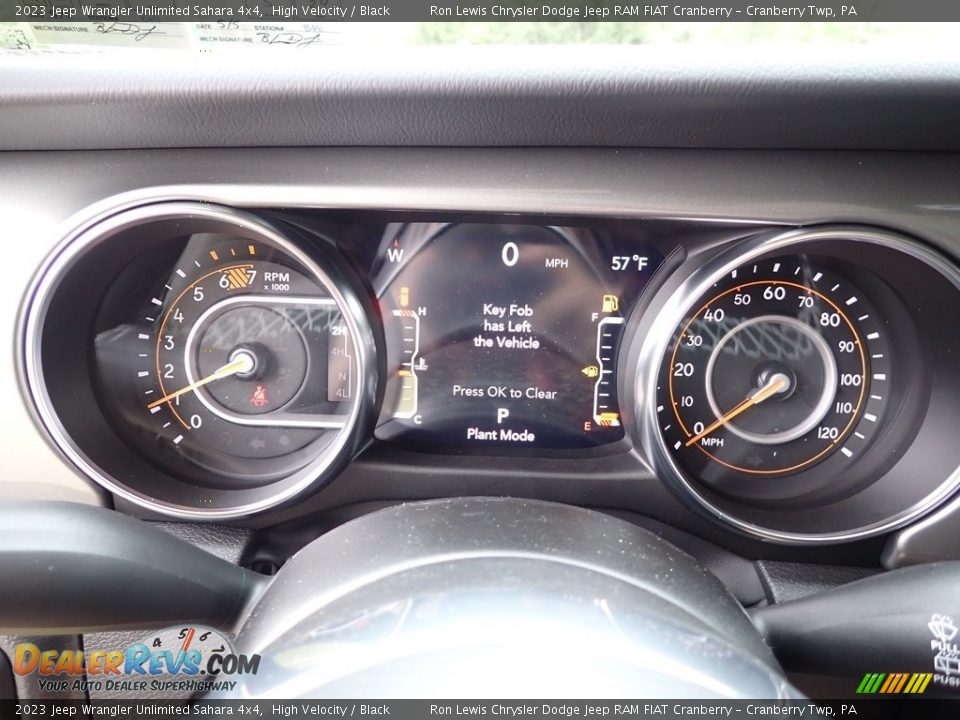 2023 Jeep Wrangler Unlimited Sahara 4x4 Gauges Photo #16