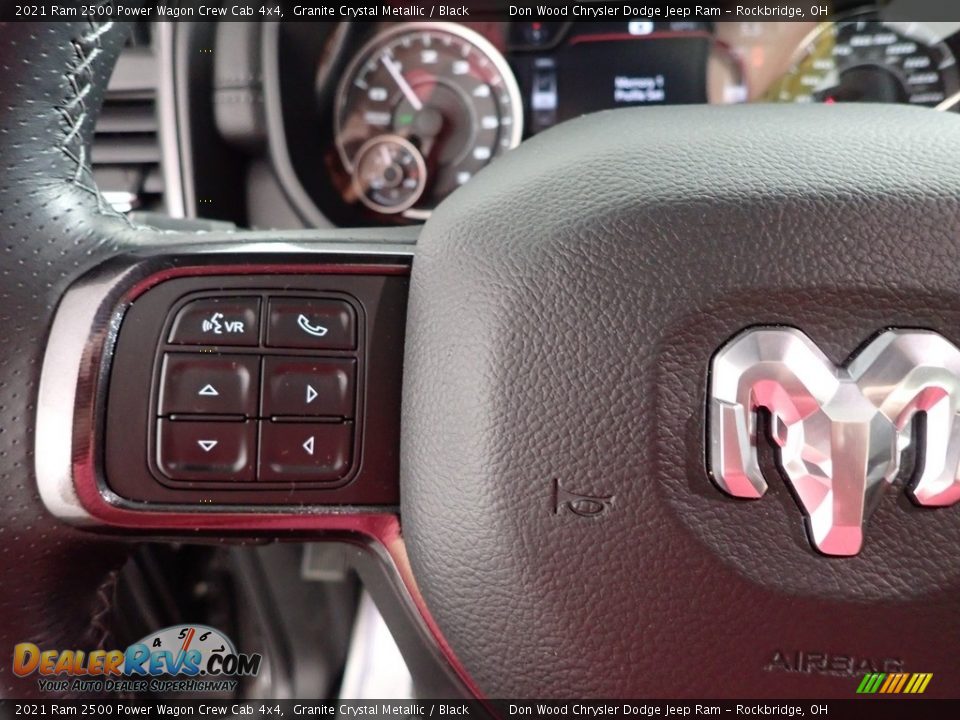 2021 Ram 2500 Power Wagon Crew Cab 4x4 Steering Wheel Photo #19