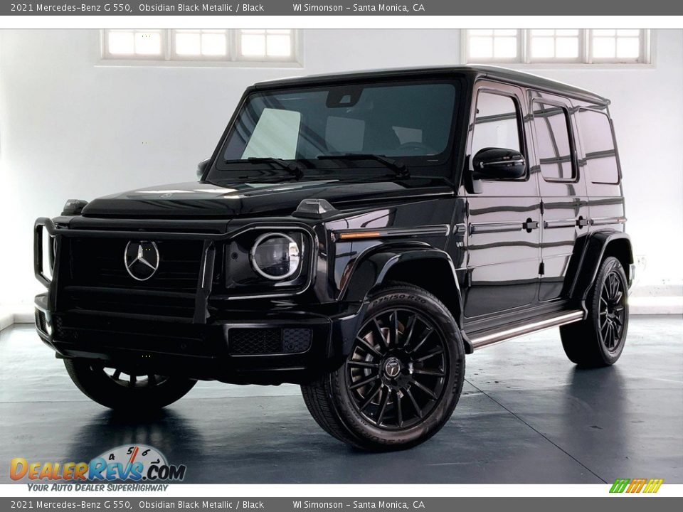 2021 Mercedes-Benz G 550 Obsidian Black Metallic / Black Photo #12