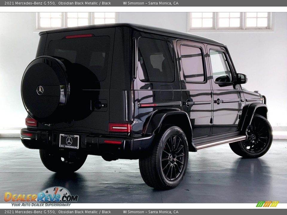 2021 Mercedes-Benz G 550 Obsidian Black Metallic / Black Photo #13