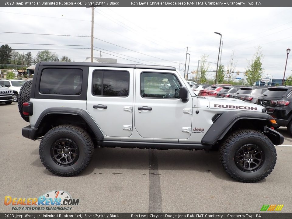 Silver Zynith 2023 Jeep Wrangler Unlimited Rubicon 4x4 Photo #6