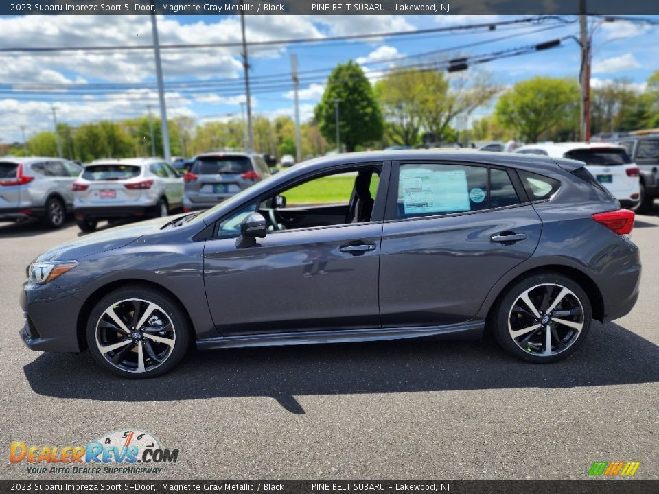 2023 Subaru Impreza Sport 5-Door Magnetite Gray Metallic / Black Photo #3