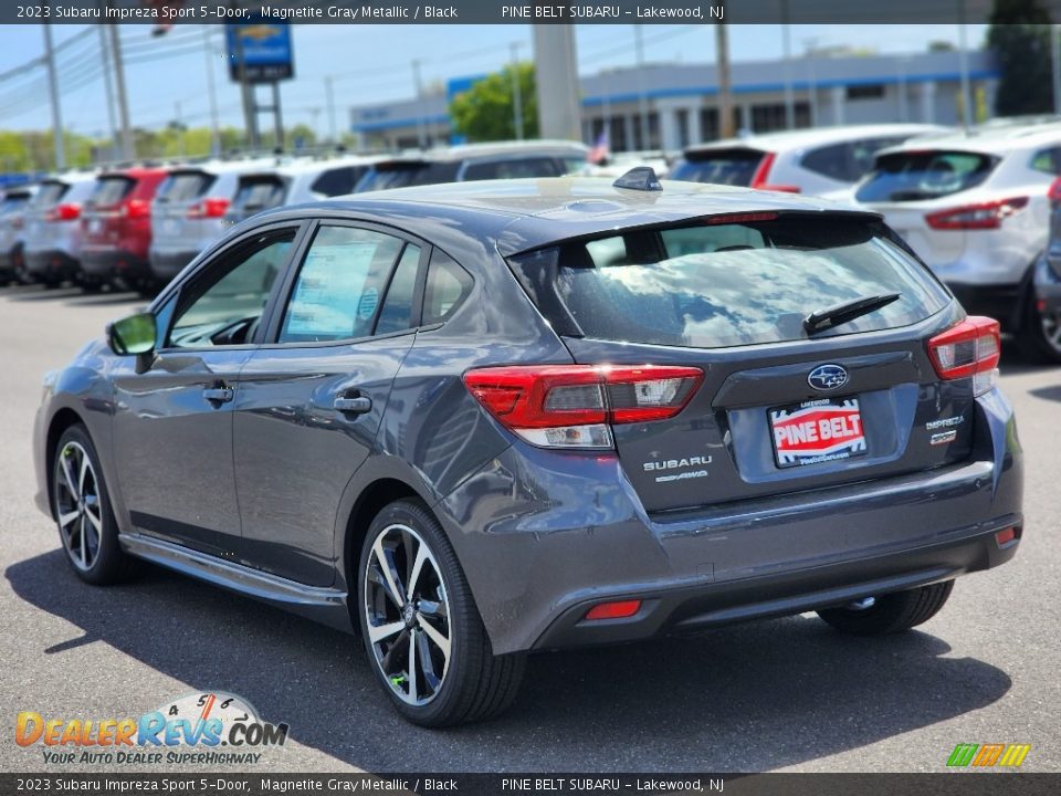 2023 Subaru Impreza Sport 5-Door Magnetite Gray Metallic / Black Photo #4