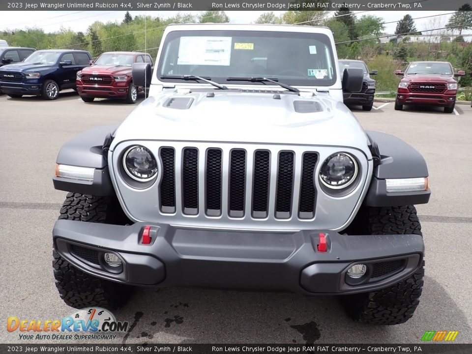 2023 Jeep Wrangler Unlimited Rubicon 4x4 Silver Zynith / Black Photo #8