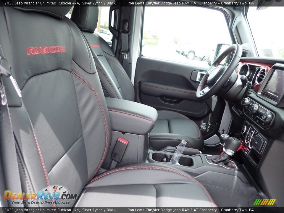Front Seat of 2023 Jeep Wrangler Unlimited Rubicon 4x4 Photo #10