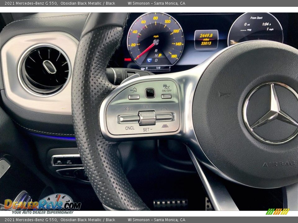 2021 Mercedes-Benz G 550 Steering Wheel Photo #21