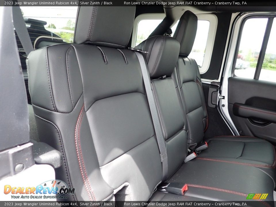 Rear Seat of 2023 Jeep Wrangler Unlimited Rubicon 4x4 Photo #11