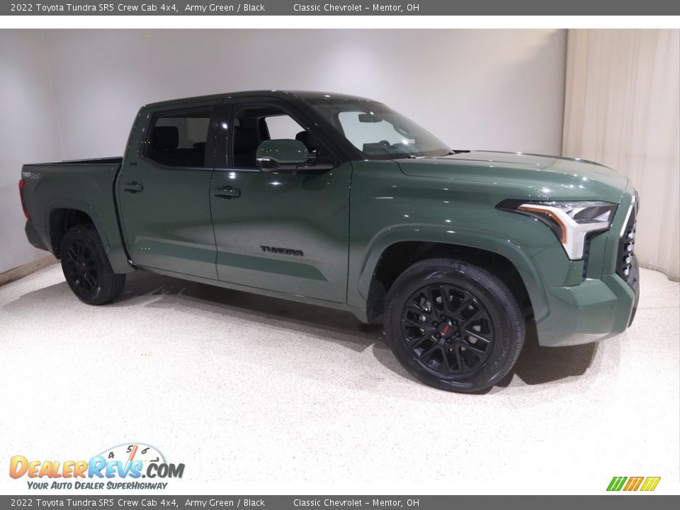 2022 Toyota Tundra SR5 Crew Cab 4x4 Army Green / Black Photo #1