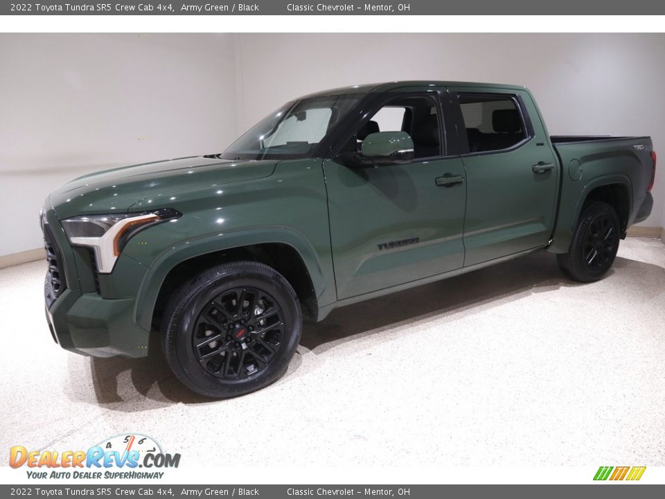 Army Green 2022 Toyota Tundra SR5 Crew Cab 4x4 Photo #3