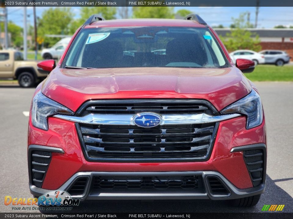 2023 Subaru Ascent Premium Crimson Red Pearl / Slate Black Photo #2