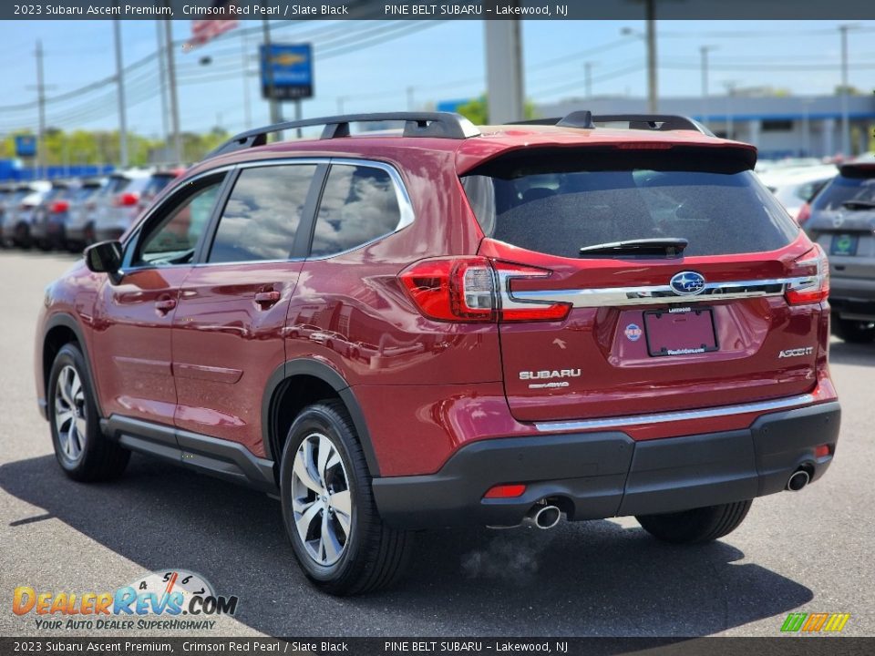 2023 Subaru Ascent Premium Crimson Red Pearl / Slate Black Photo #4