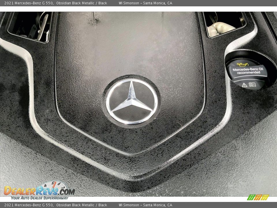 2021 Mercedes-Benz G 550 Obsidian Black Metallic / Black Photo #32