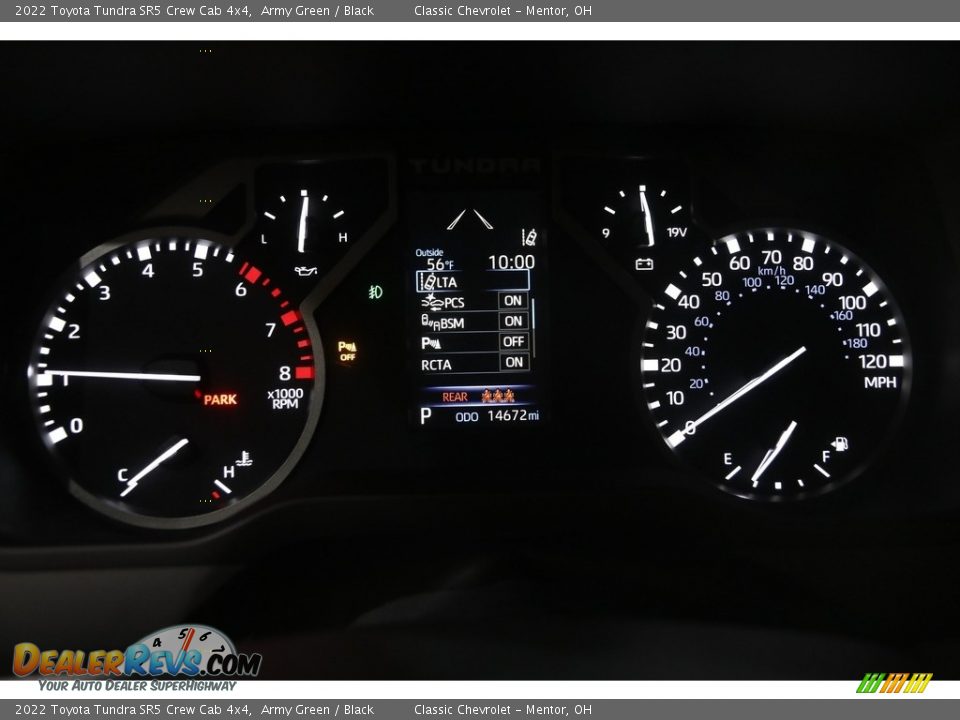 2022 Toyota Tundra SR5 Crew Cab 4x4 Gauges Photo #9