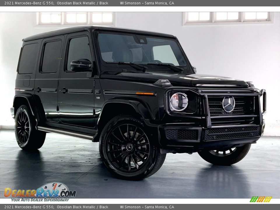 2021 Mercedes-Benz G 550 Obsidian Black Metallic / Black Photo #34