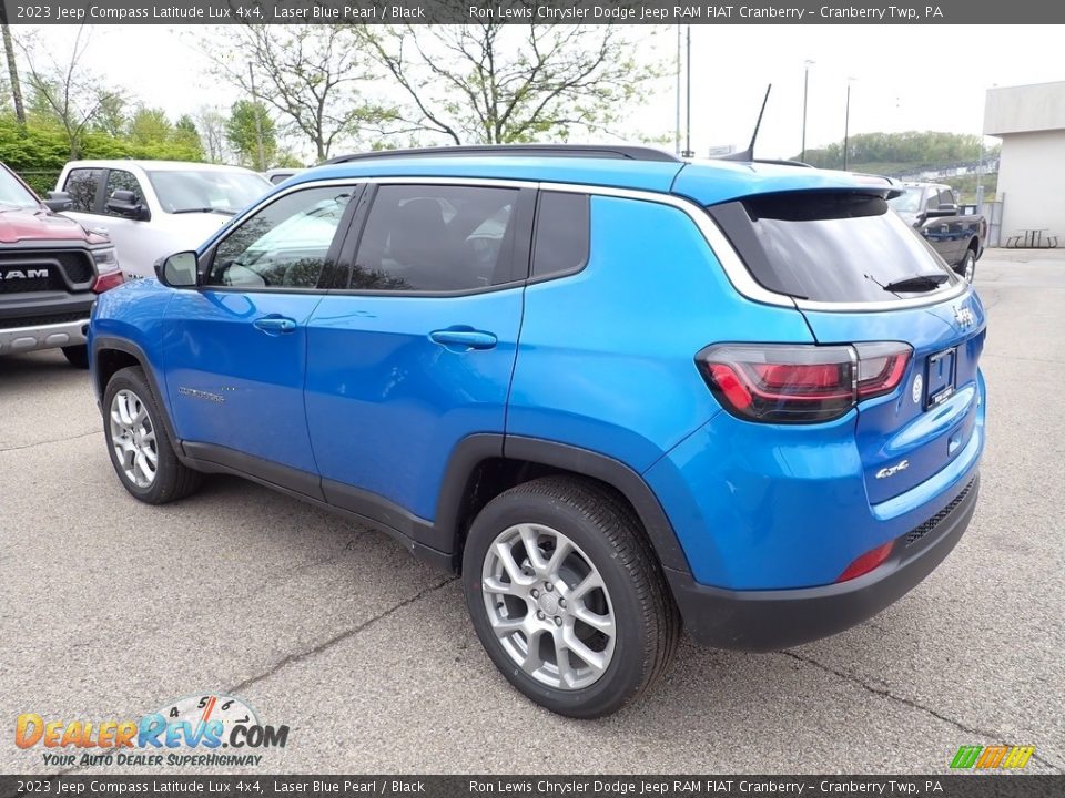 2023 Jeep Compass Latitude Lux 4x4 Laser Blue Pearl / Black Photo #3