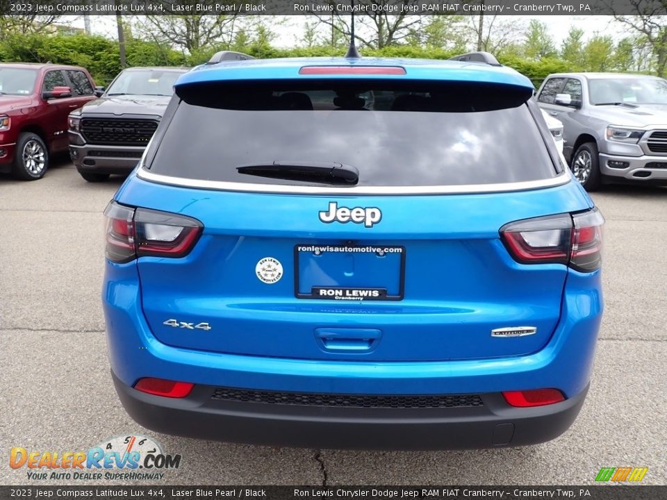 2023 Jeep Compass Latitude Lux 4x4 Laser Blue Pearl / Black Photo #4