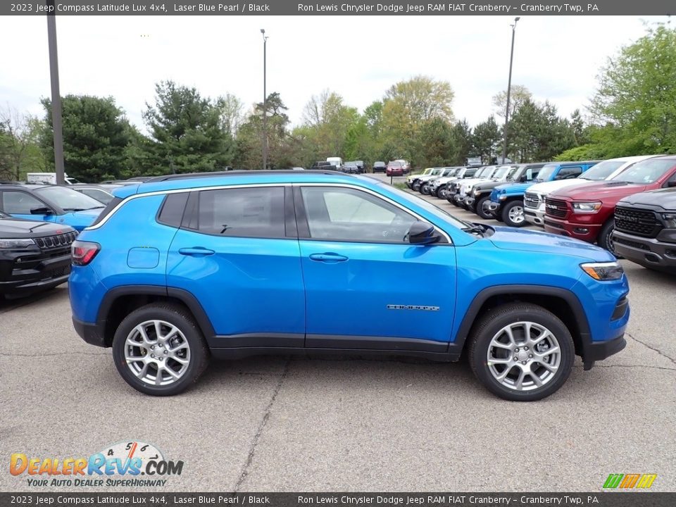 2023 Jeep Compass Latitude Lux 4x4 Laser Blue Pearl / Black Photo #6