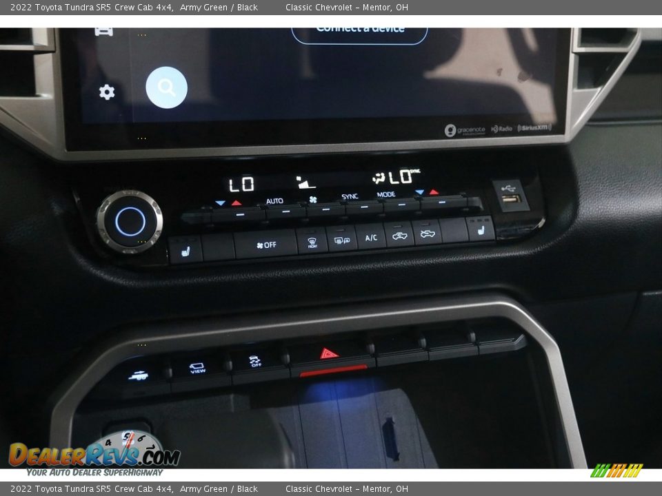 Controls of 2022 Toyota Tundra SR5 Crew Cab 4x4 Photo #16