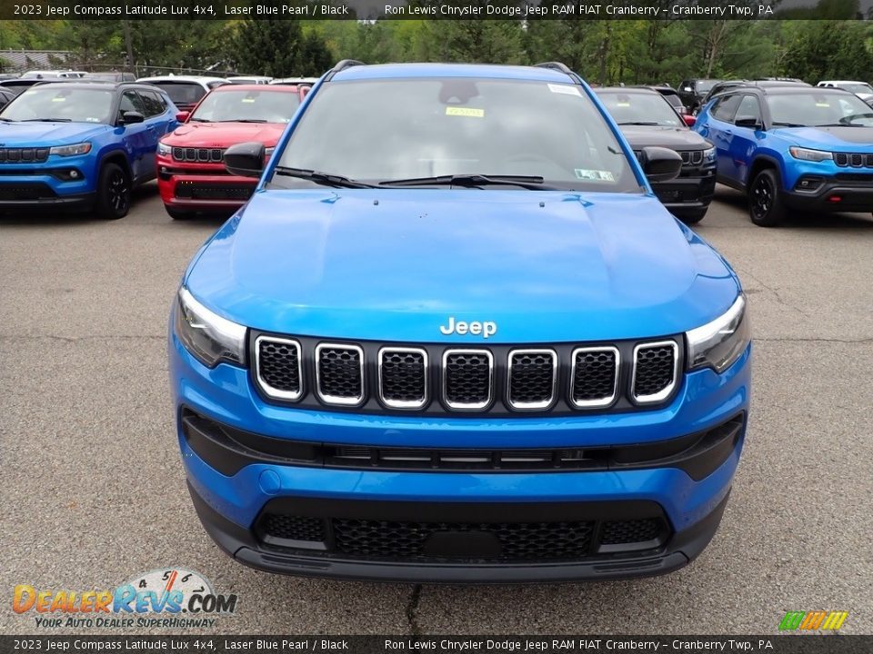 2023 Jeep Compass Latitude Lux 4x4 Laser Blue Pearl / Black Photo #8