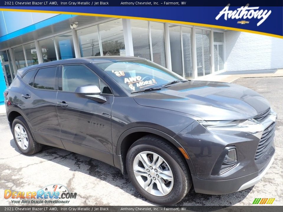 2021 Chevrolet Blazer LT AWD Iron Gray Metallic / Jet Black Photo #1
