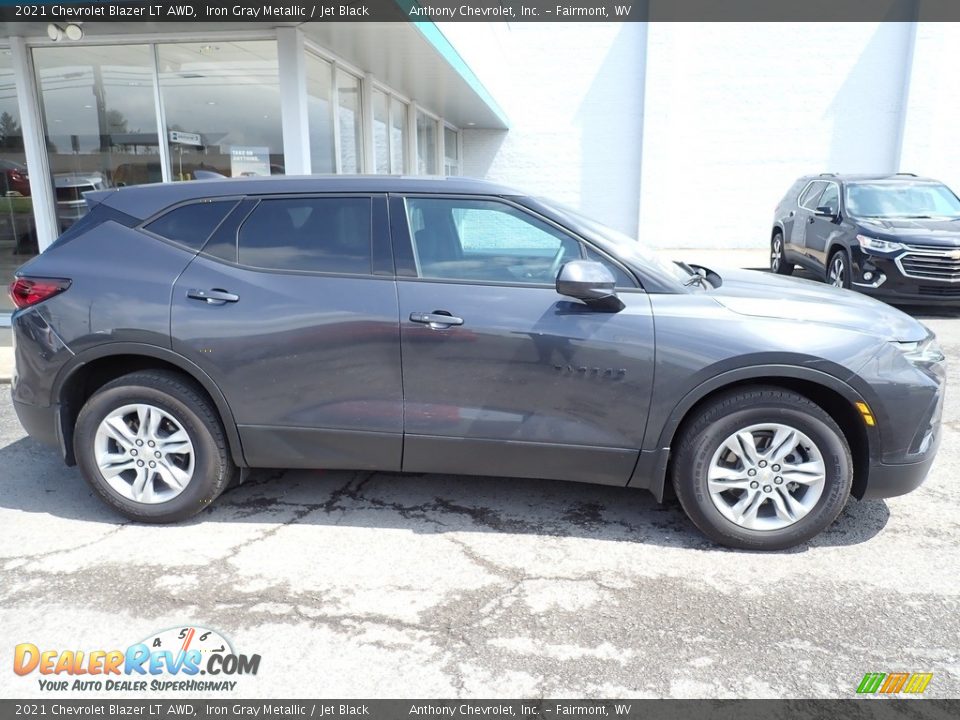 2021 Chevrolet Blazer LT AWD Iron Gray Metallic / Jet Black Photo #2